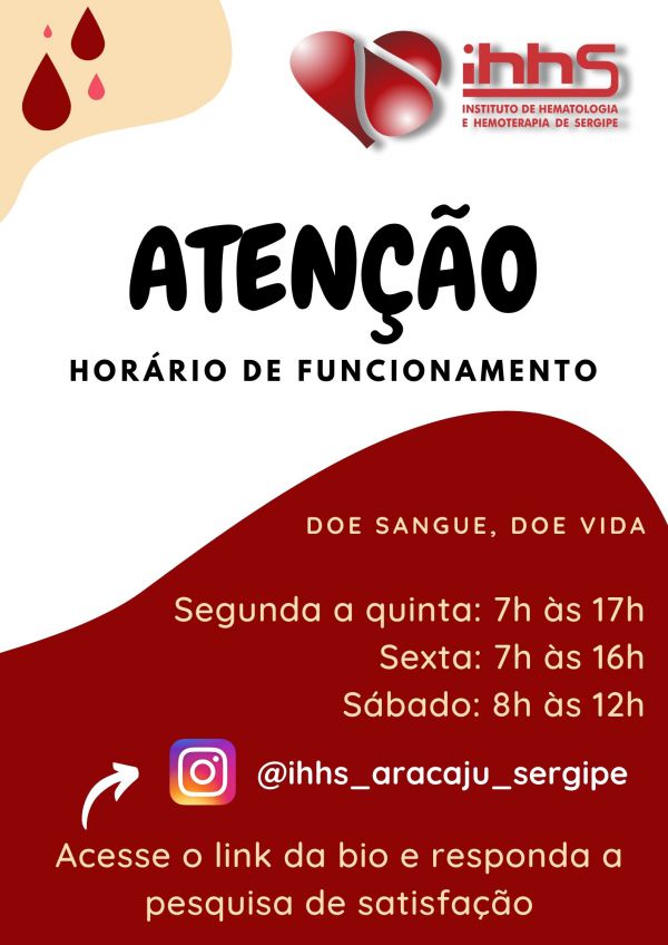Horário de Funcionamento posto central - Aracaju