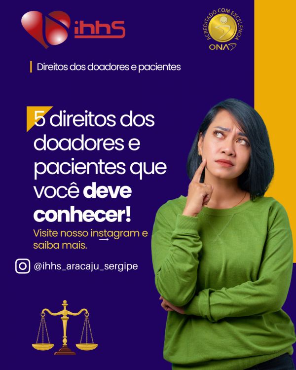 5 direitos dos doadores e pacientes que você deve conhecer!