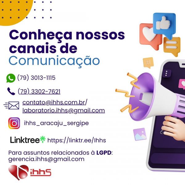 Conheça nossos canais de comunicação!